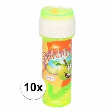 10x voordelige bellenblaas appel geur