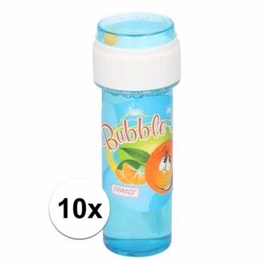 10x voordelige bellenblaas sinaasappel geur