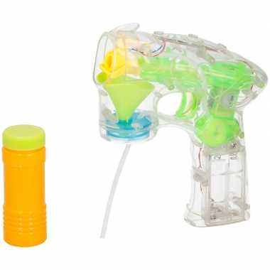 Bellenblaas gun met licht en geluid 27 cm