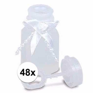 Bruiloft bellenblaas met strik 48x
