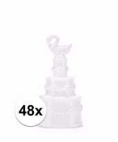 48x bruiloft bellenblaas zwaan