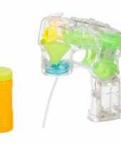 Bellenblaas gun met licht en geluid 27 cm