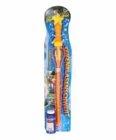 Bellenblaas toverstok oranje 53 cm