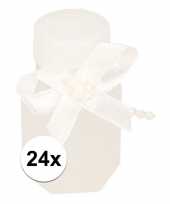 Bruiloft bellenblaas met strik 24x