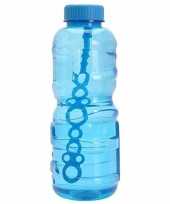 Grote bellenblaas fles blauw 3 liter